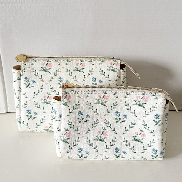 Dondolo x Neely and Chole - Floral Provence Small and Large Pouch - Set of 2 - Picture 2 of 12